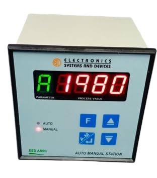 esd auto manual station: multi-functional device with ma sink/source capabilities, featuring both automatic and manual operating modes.