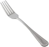 Winco 12-Piece Dots Dinner Fork Set, 18-0 Stainless Steel,Silver