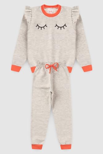 Conjunto Infantil Moletom Menina Basic Olho Gatinha