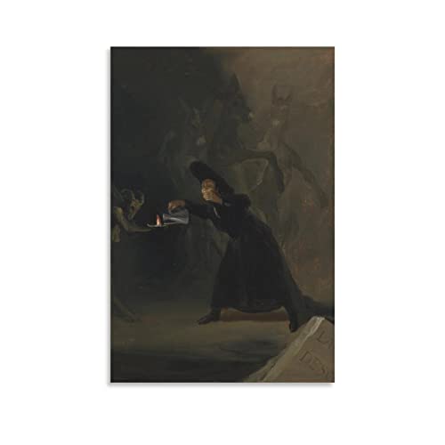 SHENGJIU Poster de peinture Espana Painter Francisco Goya (52) - Art mural - Impression sur toile - Posters - Salle D