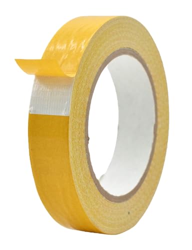 Image of MAT Carpet Tape Double Sided Adhesive 1.5 Inch x 75 Feet- High Tack Rug Tape for Hardwood, Mounting, Textiles - Residue Free, Strong Adhesion to Floor, Tiles, Area Rough Fixed DCCT61W