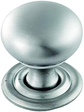 Carlisle Brass FTD1265CSC Cupboard Knob, Satin Chrome, 38 mm