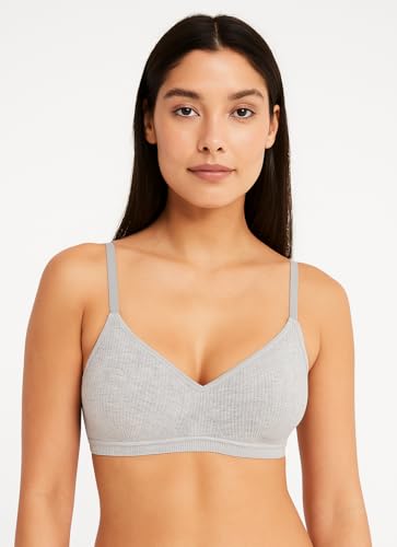 Women Bras 6 Pack of No Wire Free Bra B Cup C Cup4