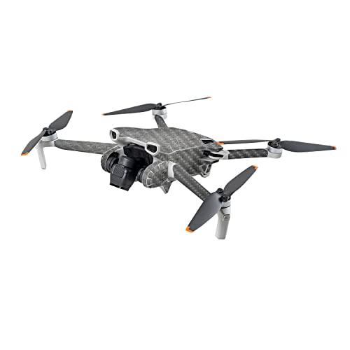 Image of MightySkins Carbon Fiber Skin Compatible with DJI Mini 3 - Scratched Up | Protective, Durable Textured Carbon Fiber Finish | Easy to Apply | Made in The USA