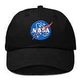 Photo of the DALIX NASA Hat Baseball Cap Washed Cotton Embroidered Logo Pigment Dye