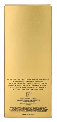 Paco Rabanne PACPFM034 1 Million Edt Spray - Notes Of Leather, Amber And Tangerine For Rebellious Men thumb #4