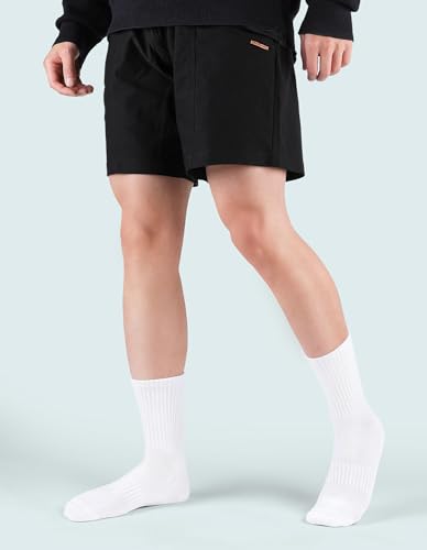 Image of Airacker Athletic Socks Sport Running Calf Socks Performance Cushioned Breathable Crew Socks for Men Women(6 Pairs)