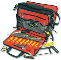 Kit de herramientas VDE para electricistas y estuche, kits de herramientas eléctricos, 1 unidad - T1630 FKIT