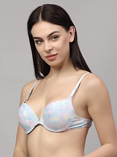 Image of Quttos PrettyCat Printed Front Open Underwire Sexy Pushup Bra