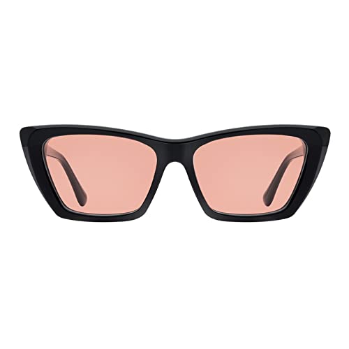 Veda Tinda Vision Cat Eye Sunglasses for Women Men Square Vintage Retro Trendy Fashion Cool Sun Glasses UV400 Protection C