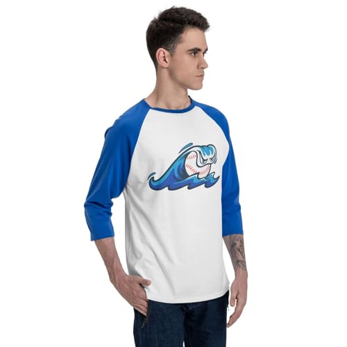 West Michigan Whitecaps Men'S Raglan Sleeves Baseball T-Shirts3
