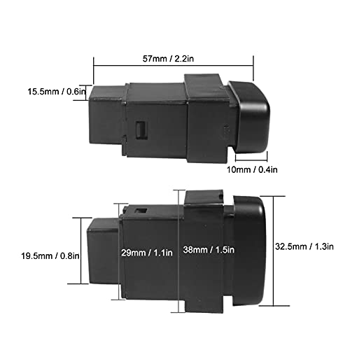 Interruptor de controle de luz de neblina, interruptor de luz de neblina para Mitsubishi tamanho ori