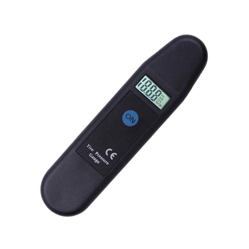 Mano Pression Pneu Digital, Haute Précision Controleur Pression Pneu Vélo, Testeur Manomètre Pneumatique Avec Écran LCD Rétro-éclairé Pour Voiture,...