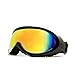 GloFX Rainbow Mirror Diffraction Ski Goggles - Trippy Diffraction Glasses, Full-Face Design, Comfort Foam Padding, Adjustable Strap, UV Protection, Perfect for Raves & Festivals