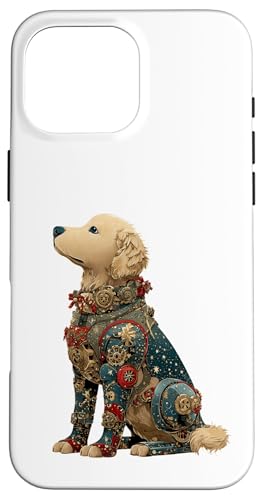 Steampunk Christmas Dog Women Men Kids Steampunk Dog �X�}�z�P�[�X iPhone 16 Pro Max �p