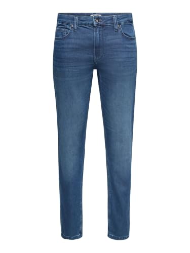 ONLY & SONS Herren Onsloom Jog Dk Blue Pk 0431 Noos Slim Jeans, Blue Denim, 28W / 34L EU – Ansicht 1