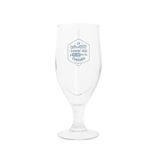Mr. Wonderful Copa de Cerveza - la Cerveza Siempre Fría y Mejor en Tu Compañía