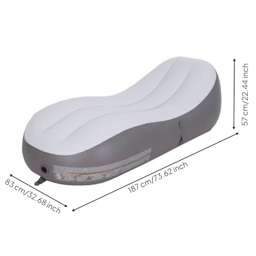 Canapé floconné gonflable portable pour éviter les pannes de batterie