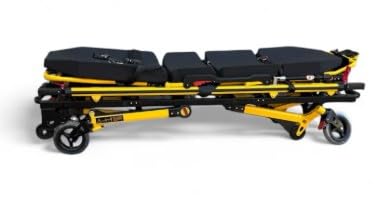 MS3C-250 PRO Commercial Multi Height Aluminum Alloy EMS Stretcher with Removable Backboard, Weight Capacity 550 lbs