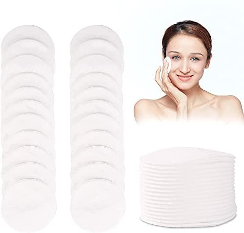 Multipurpose Cotton Pads, Double Sided For Skin Cleaning, Eye & Face Makeup Removal, Nail Polish Removal, Pack of 1 (100 cotton round pad)-image-30