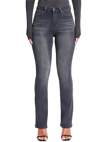 YMI Women's Curvy Fit Ultra High Rise Bootcut Jeans