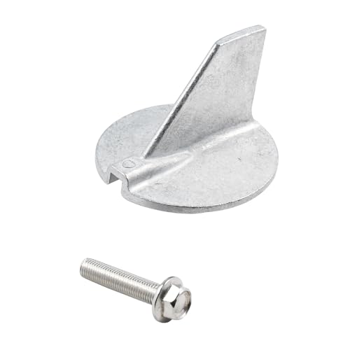 Notonmek 6E5-45371-01 Zinc Trim Tab Boat Outboard Engine Anode Compatible with Yamaha Outboard Engine 115HP-225HP 2/4-stroke Replace 18-6097