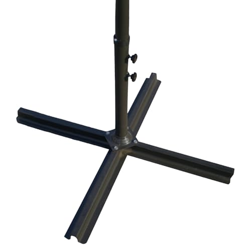 Parasole Offset Molokai Quadrato 2,7X2,7M Rosso + Copertura - 6