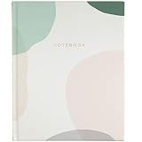Eccolo Large Lined Journal Notebook, Hardbound Cover, Writing Journal, 256 Ruled Ivory Pages, Gilded