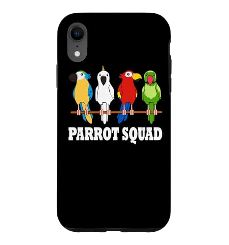 Parrot Squad ���킢���`�[�� �I�E�� �� �X�}�z�P�[�X iPhone XR �p