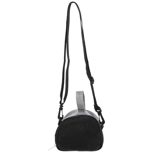 HOMSFOU Cage de Transport Respirante pour Rongeur Portable, Accessoire de Voyage pour Hamster et Rats, Taille Petite