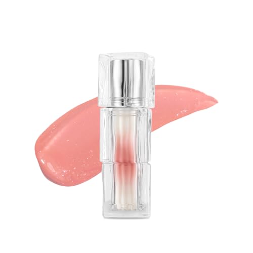 TIRTIR [*Mini Size Waterism Tinted Lip Gloss 25 Nutty Pink, 0.06 Fl Oz – Kiss Ready Lipgloss, 12H Long Lasting Non Sticky Natural Tinted Glow Korean Multiuse Cheek and Lip Tint for Women gift