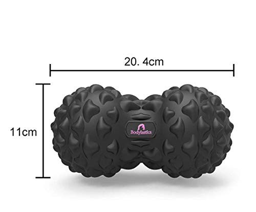 Image of Bodylastics Cobblestone Peanut Massage Ball For Total Body Deep Tissue Massage, Trigger Point Therapy, Muscle Knots, Myofascial Release