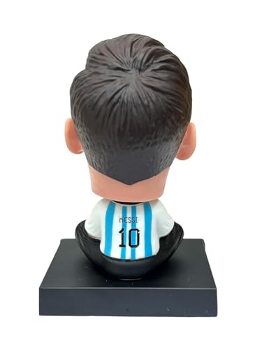 Image of Super Hero Messi B Action Figure Limited Edition Bobblehead with Mobile Holder for Car Dashboard, Office Desk & Study Table (Pack of 1)