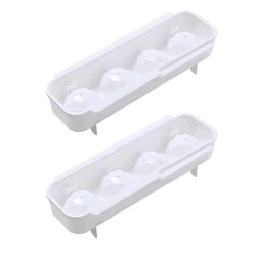 Molde plástico para hielo en esfera 2 piezas con tapa miniatura 1