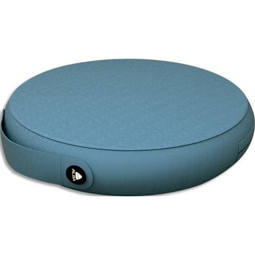 ALBA Coussin ergonomique ERGOPAD bleu diam 35 cm gonflable en polychlorure de vinyle, poignée intégrée