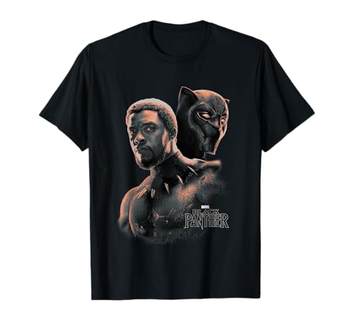 Marvel Black Panther T'Challa Unmasked Portrait Short Sleeve T-Shirt