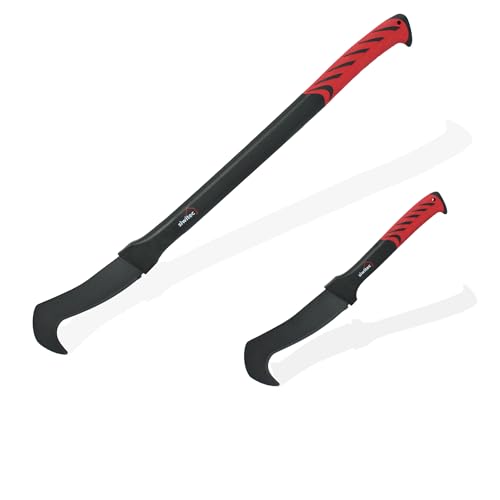 siwitec Machete, Feder-Karbonstahl-Klinge, Kunststoffgriff, Garten Werkzeug Machete, Machete für Garten und Wald – Bild 3