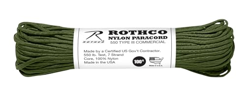Rothco 303 Cord 550LB Nylon 100 FT/Olive DRAB