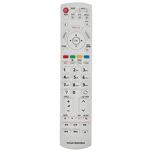 ALLIMITY N2QAYB000842 Replace Remote Control fit for Panasonic Viera TV TX-L42ET60E TX-P55VTW60 TX-40DS630E TX-50DX750F TX-L50DT60E TX-32AS600Y TX-48AS640B TX-60ASR650 TX-LR55ET60 TX-40CSW524-S - Image 3