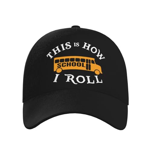 School Bus Driver Baseball Hats for Men and Women - Classic Adjustable Hats2