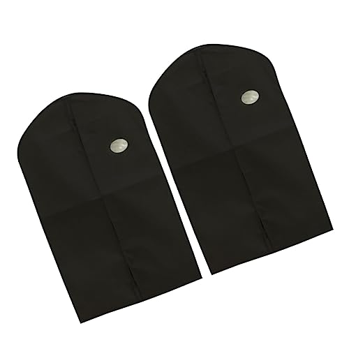 2pcs Business Folding Bag Suit Cover Hanging Garment Bag Dust Covers for Clothes Easy to Clean