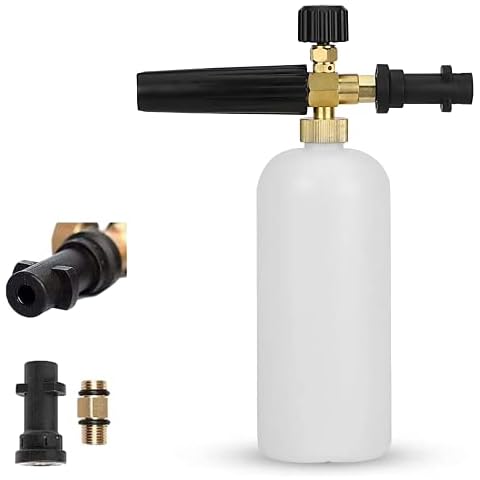 Snow Foam Gun Lance 1 Litre Car Shampoo Gun Compatible with Karcher K Pressure Washers (K2 - K7) | Blitz Clean Cover
