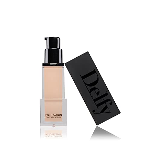 Delfy Fond de teint résistant à l'eau, 10 sable, sable 10, lot de 1