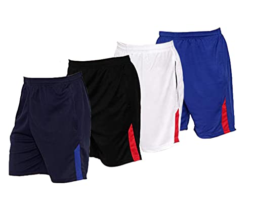 Image of Fort Worth Men's 4 Pack Gym Workout Shorts Quick Dry Bodybuilding Weightlifting Pants Training Running Jogger with Pockets