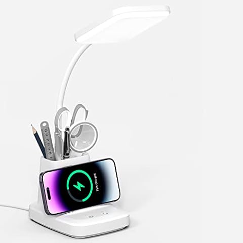 Vicsoon LED Desk Lamp with Wireless Charger Cover