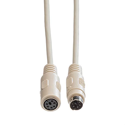 Rotronic Roline PS / 2 Cable M/F 300 CM, grey, 3 m - Image 2