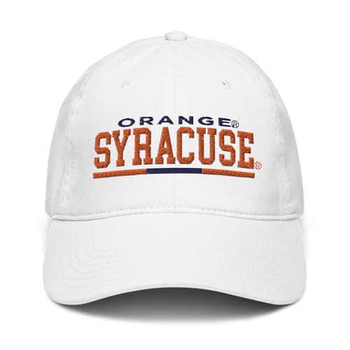 Gorra blanca ajustable varsity Syracuse Orange miniatura 2