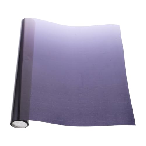 SHINEOFI Film Teinté pour Pare-Brise Camion 20X250 CM Film Solaire Dégradé Noir Autocollant Amovible Anti-UV Protection Soleil et Chaleur Bande Pare-Soleil...