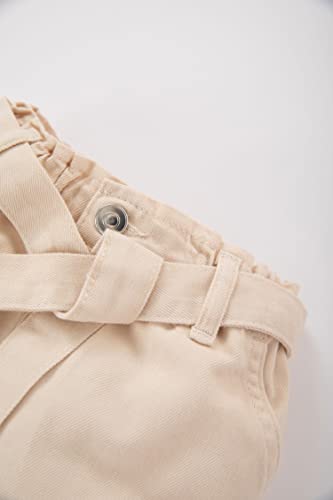Pantalon décontracté bébé fille en coton doux DeFacto