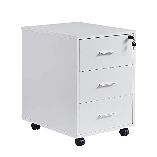 Meuble sous le bureau avec roulettes pour ranger vos classeurs